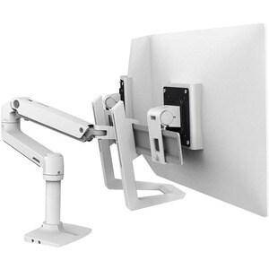 KIT DUAL MONITOR HANDLE ACCS BRIGHT WHITE