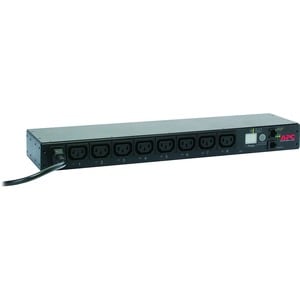 APC NetShelter Switched Rack PDU, 1U, 1PH, 2.3kW 230V 10A or 2.5kW 208V 12A, 8 C13 outlets, C14 cord