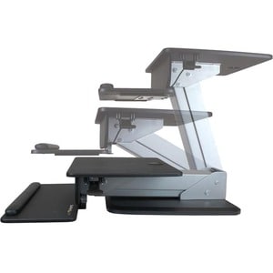 StarTech.com Height Adjustable Standing Desk Converter - Sit Stand Desk with One-finger Adjustment - Ergonomic Desk - 30.5