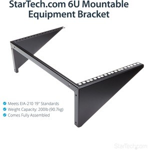 VERTICAL WALL-MOUNT SERVER RACK - SOLID STEEL - 6U