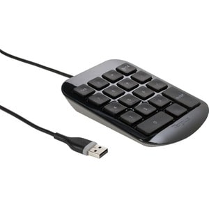 Targus Numeric Keypad - Cable Connectivity - USB Interface - Computer - Mac, PC, Windows
