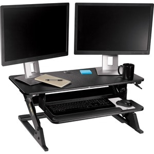 3M Precision Standing Desk - Holds up to 35 lb Load Capacity - 29.2 in x 22.2 in Footprint, Fits 24 in Deep Desk - Medium 