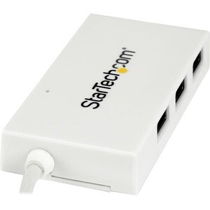 StarTech.com USB-Hub - USB-Typ C - Extern - Weiß - TAA-konform - 4 Total USB Port(s) - 4 USB 3.0 Port(s) - PC, Mac, Linux