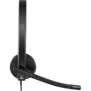 Logitech H570e Wired Over-the-head Stereo Headset - Binaural - Supra-aural - 31.50 Hz to 20 kHz - Noise Cancelling, Electr