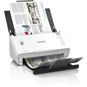 Epson DS-410 Sheetfed Scanner - 600 dpi Optical - 48-bit Color - 16-bit Grayscale - 26 ppm (Mono) - 26 ppm (Color) - Duple