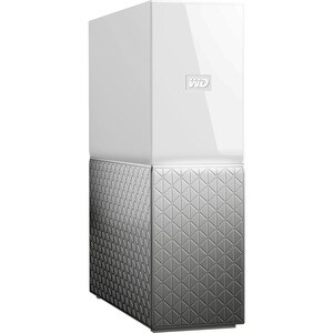 Sistema di archiviazione NAS WD My Cloud Home WDBVXC0080HWT-EESN - 1 x Vani totali - 8 TB HDD Desktop - 1 x HDD installato