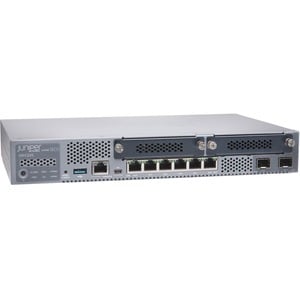 SRX320 Services Gateway includes hardware (8GE 2x MPIM slots 4G RAM 8G Flash power adapter and cable) and Junos Software B