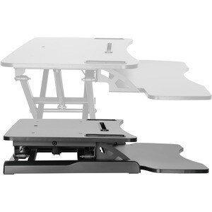 Amer Height Adjustable Multipurpose Desktop Riser - 20 kg Load Capacity - 41.6 cm Height x 92 cm Width x 56 cm Depth - Des