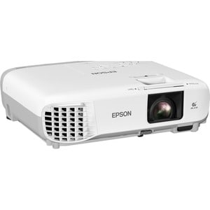 Epson EB-W39 LCD Projector - 16:10 - 1280 x 800 - Ceiling, Front - 6000 Hour Normal Mode - 12000 Hour Economy Mode - WXGA 