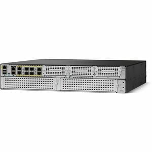 Cisco 4400 4451-X Router - Recondicionado - 4 Portas - Porta de gestão - 10 - Gigabit Ethernet - 2U - Montável sobre rack,