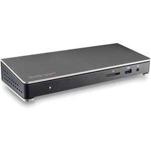 StarTech.com Thunderbolt 3 Dock - Dual Monitor 4K 60Hz TB3 Docking Station with DisplayPort - 85W Power Delivery, 6-Port U