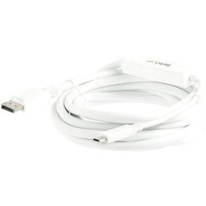 StarTech.com CDP2DPMM3MW. Kabellänge: 3 m, Anschluss 1: USB Typ-C, Anschluss 2: DisplayPort. Gewicht: 200 g, Breite: 20 mm