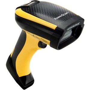 Datalogic PowerScan PD9130-K1 Handheld Barcode Scanner Kit - Cable Connectivity - Yellow, Black - 1D - Imager - USB