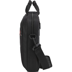 Case Logic DLC-115 Carrying Case for 10.1" to 15.6" Notebook - Black - Anti-slip Shoulder Strap - Polyester Body - Shoulde