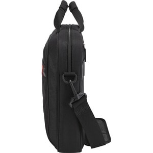 Case Logic DLC-117 Carrying Case for 10.1" to 17.3" Notebook - Black - Anti-slip Shoulder Strap - Polyester Body - Shoulde