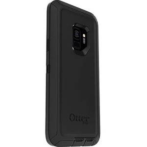 OtterBox Defender Rugged Carrying Case (Holster) Samsung Galaxy S9 Smartphone - Black - Dirt Resistant, Bump Resistant, Sc