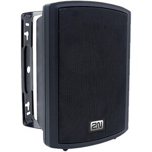 2N SIP Wall Mountable Speaker - 8 W RMS - Black - 12 W (PMPO) Woofer Tweeter Midrange - 75 Hz to 20 kHz - 8 Ohm