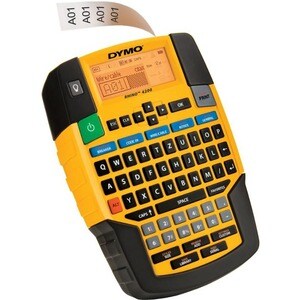 Dymo Rhino Rhino 4200 Electronic Label Maker - Thermal Transfer - Tape, Label6 mm, 9 mm, 12 mm, 19 mm - Battery - 6 Batter