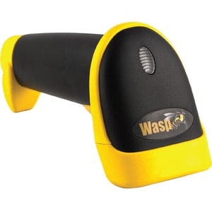 Wasp WLR8950 Handheld Barcode Scanner - Yellow, Black - 280 scan/s - 1D - Laser - USB