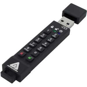 Apricon Aegis Secure Key 3NX: Software-Free 256-Bit AES XTS Encrypted USB 3.1 Flash Key with FIPS 140-2 level 3 validation