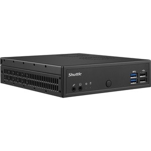Shuttle XPC slim DH02U Barebone System - Slim PC - Celeron 3865U 1.80 GHz - 32 GB DDR4 SDRAM Maximum RAM Support - 2 Total