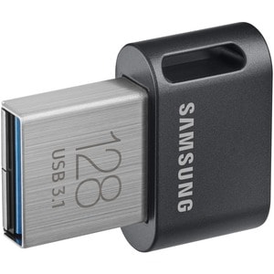 Samsung USB 3.1 Flash Drive FIT Plus 128GB - 128 GB - USB 3.1 Type A - Gunmetal Gray - 5 Year Warranty