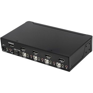 StarTech.com KVM-Switchbox - TAA-konform - 4 Computer - 1 Lokaler Benutzer(n) - 3840 x 2160 - 8 x USB - 5 x DisplayPort - 