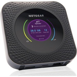 Netgear Nighthawk M1 MR1100 Wi-Fi 5 IEEE 802.11ac 1 SIM Cellular Wireless Router - 4G - LTE - 2.40 GHz ISM Band - 5 GHz UN