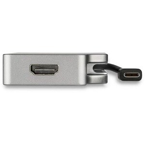 StarTech.com USB C Multiport Video Adapter 4K 60Hz/1080p - USB Type C to HDMI, VGA, DVI or Mini DisplayPort Monitor Adapte
