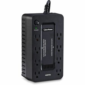 CyberPower Standby ST425 425VA Compact UPS - Compact - 8 Hour Recharge - 1.50 Minute Stand-by - 120 V AC Input - 120 V AC 