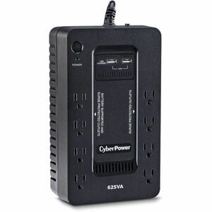 CyberPower ST625U Standby UPS Systems - 625VA/360W, 120 VAC, NEMA 5-15P, Compact, 8 Outlets, PowerPanel® Personal, $100000