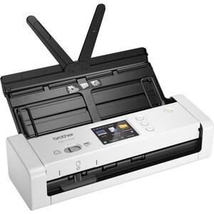 Brother ADS-1700W Wireless Compact Desktop Scanner - 48-bit Color - 25 ppm (Mono) - 25 ppm (Color) - Duplex Scanning - USB