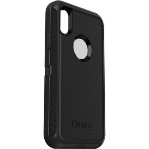 OtterBox Defender Rugged Carrying Case (Holster) Apple iPhone XS, iPhone X Smartphone - Black - Dirt Resistant, Bump Resis