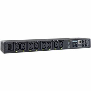 SWITCHED EPDU 1RU HORIZONTAL 12AMP INPUT - SNMP NETWORK CONNECTION - 8X IEC-320 C13 OUT -IEC-320 C14 IN - 2 YRS ADV. REPLA