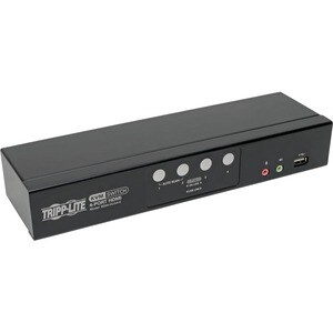 Eaton Tripp Lite Series 4-Port HDMI/USB KVM Switch with Audio/Video and USB Peripheral Sharing - 4 Computer(s) - 1 Local U