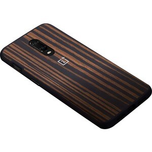 OnePlus Case for OnePlus Smartphone - Texture - Ebony Wood - Smooth - Shock Resistant, Impact Resistant, Damage Resistant 