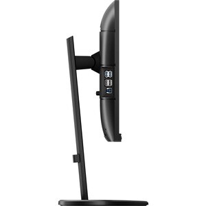 Moniteur, FHD, 23.8 Pouces, IPS, 60Hz, 5ms , Adaptive Sync, Display Port, HDMI, DVI, VGA, Réglable en Hauteur, H Parleurs,