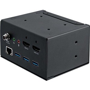 StarTech.com 4K USB-C oder USB-A Dockingstation Modul für Konferenztisch-Anschlussbox, 4k HDMI, 60W USB-C Power Delivery, 