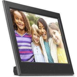 Aluratek 10" Slim Digital Photo Frame with Automatic Slideshow - 10" LCD Digital Frame - 1024 x 600 - Cable - 16:9 - Slide