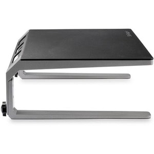 StarTech.com Monitor Riser Stand, For up to 32" (22lb/10kg) Monitor, Monitor Riser, Steel&Aluminum, Monitor Shelf w/ Three