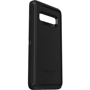 OtterBox Defender Rugged Carrying Case (Holster) Samsung Galaxy S10+ Smartphone - Black - Anti-slip, Dirt Resistant Port, 