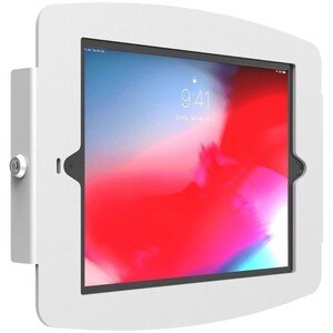 Compulocks iPad Pro 12.9" (3-6th Gen) Space Enclosure Wall Mount White - High-Grade Aluminum Enclosure, Conceals charging 