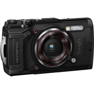 Olympus Tough TG-6 12 Megapixel Compact Camera - Black - 1/2.3" Sensor - Autofocus - 3"LCD - 4x Optical Zoom - 2x Digital 