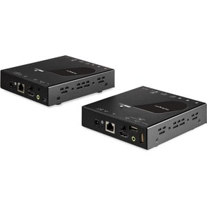 StarTech.com HDMI KVM Extender over IP Network - 4K 30Hz HDMI and USB over IP LAN or Cat5e/Cat6 Ethernet (100m/330ft) - Re