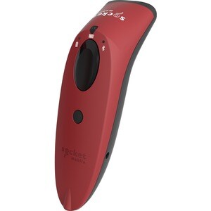 Socket Mobile SocketScan® S740, Universal Barcode Scanner, Red & Charging Stand - Wireless Connectivity - 19.49" (495 mm) 
