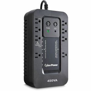 CyberPower EC450G Ecologic UPS Systems - 450VA/260W, 120 VAC, NEMA 5-15P, Compact, 8 Outlets, PowerPanel® Personal, $10000