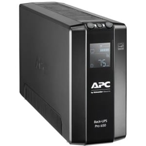 APC by Schneider Electric Back-UPS Pro BR650MI Line-interactive UPS - 650 VA/390 W - Tower - AVR - 12 Hour Recharge - 230 