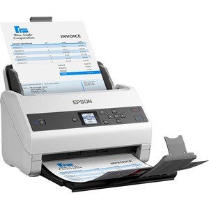 Escáner de superficie plana Epson WorkForce DS-970 - 600 ppp Óptico - 30 bits Color - 30 bits Escala de grises - 85 ppm (M