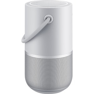 Bose Portable Bluetooth Smart Speaker - Alexa, Google Assistant Supported - Luxe Silver - 360° Circle Sound - Wireless LAN