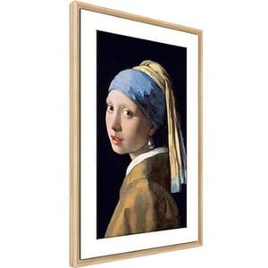 Meural Canvas II Digital Frame - 27" (685.80 mm) LCD Digital Frame - Light Wood - 1920 x 1080 - Wireless - 16:9 - Anti-gla